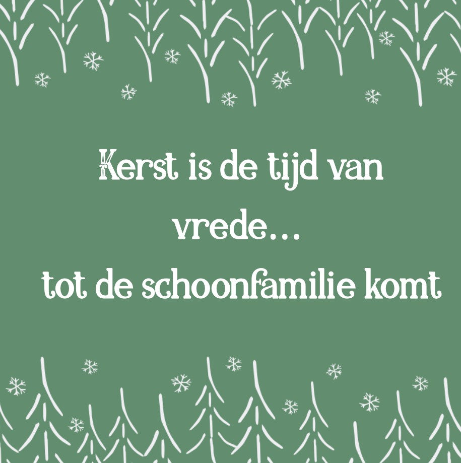 Kerst is de tijd van vrede