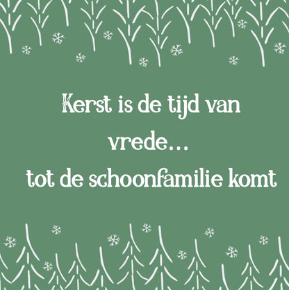 Kerst is de tijd van vrede