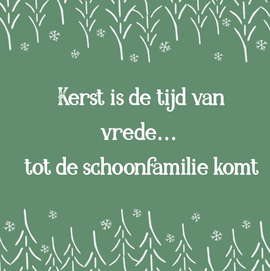 Kerst is de tijd van vrede