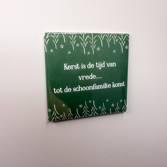 Kerst is de tijd van vrede